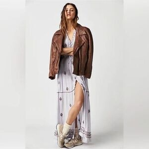 Free people - Riley Embroidered Midi Dress size S